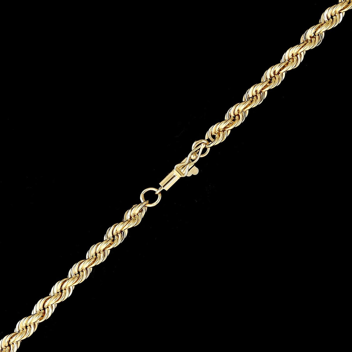 14K Yellow Gold Estate Rope Chain