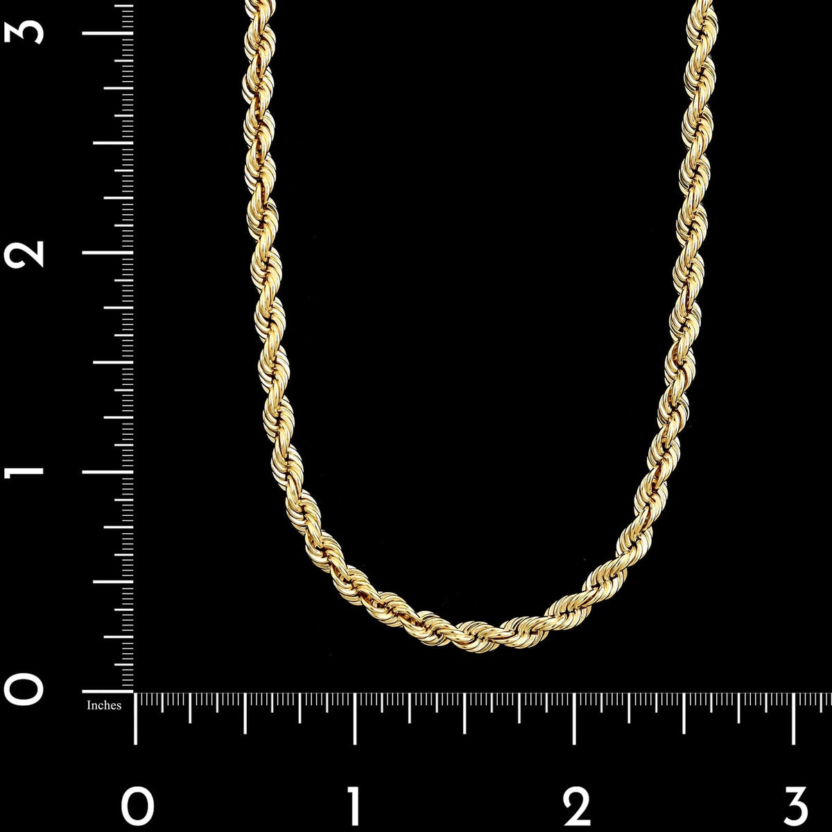 14K Yellow Gold Estate Rope Chain