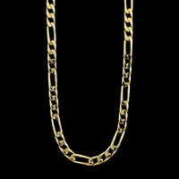 14K Yellow Gold Estate Figaro Chain