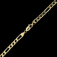 14K Yellow Gold Estate Figaro Chain