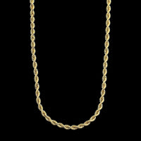 14K Yellow Gold Estate Rope Chain