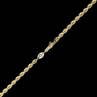 14K Yellow Gold Estate Rope Chain