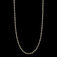 14K White Gold Estate Ball Chain