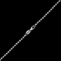 14K White Gold Estate Ball Chain