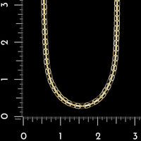 14K Yellow Gold Estate Bismark Chain