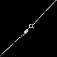 14K White Gold Estate Box Chain