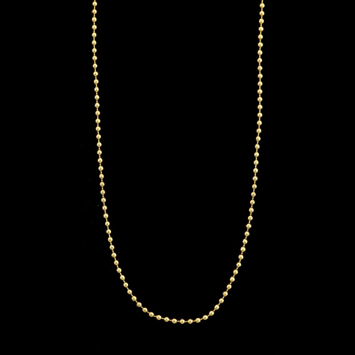 14K Yellow Gold Estate Ball Chain