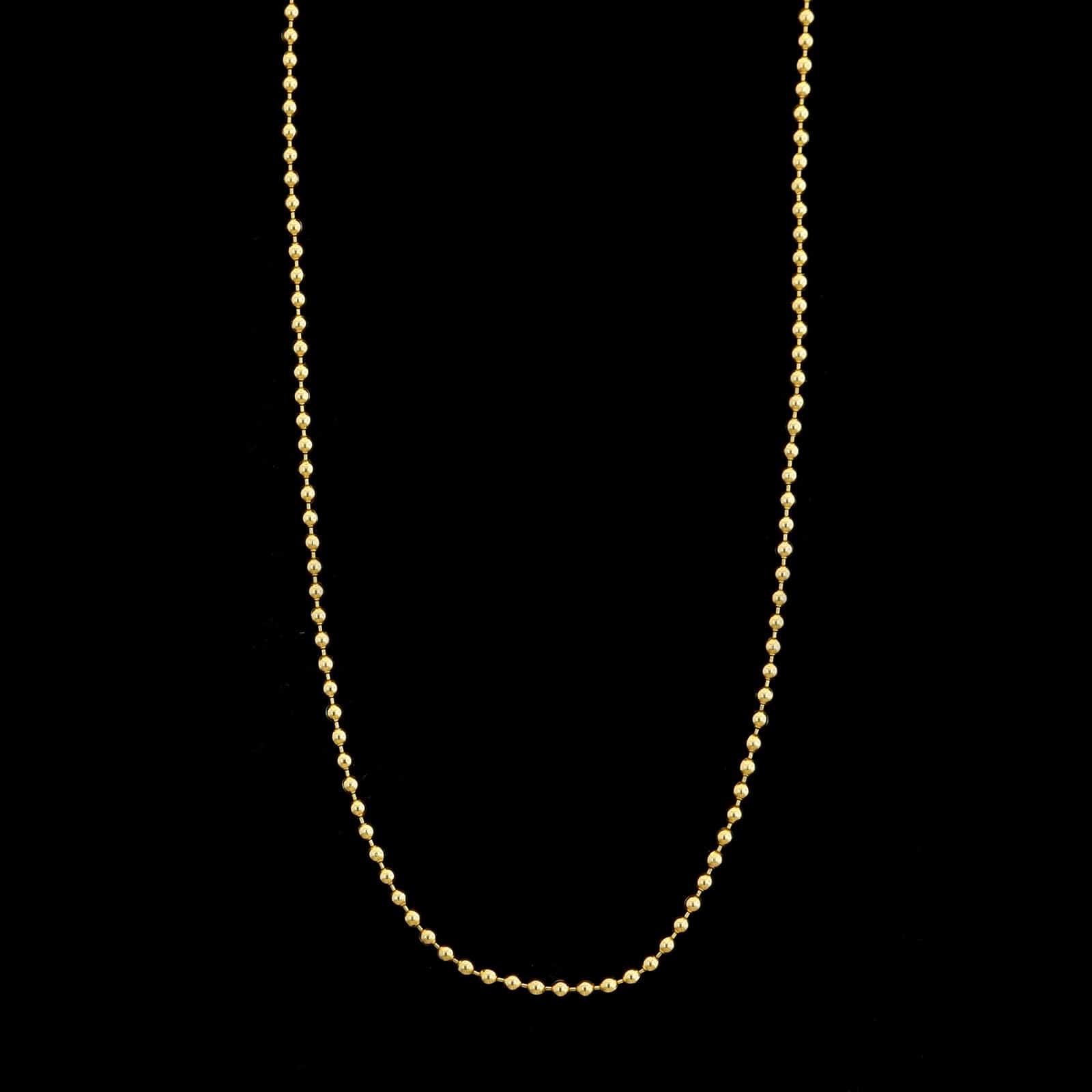 14K Yellow Gold Estate Ball Chain