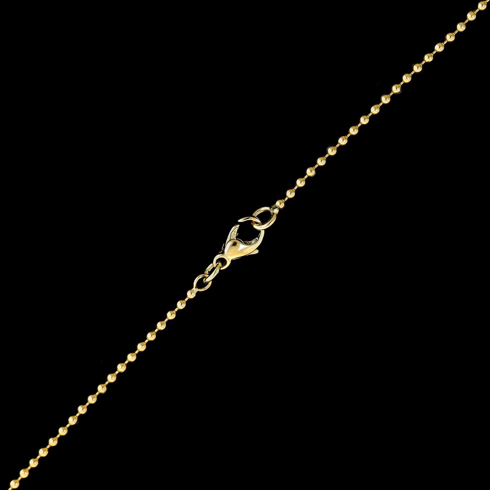 14K Yellow Gold Estate Ball Chain