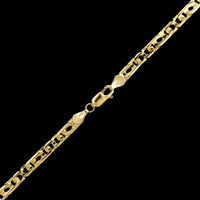 18K Yellow Gold Estate Fancy Link Chain