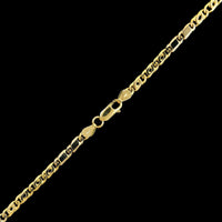 18K Yellow Gold Estate Tigers Eye Link Chain