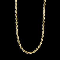 14K Yellow Gold Estate Rope Chain