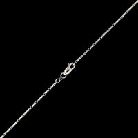 14K White Gold Estate Bar Link Chain