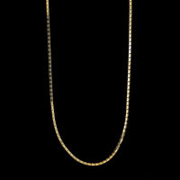 14K Yellow Gold Estate Box Chain