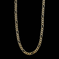 14K Yellow Gold Estate Figaro Link Chain
