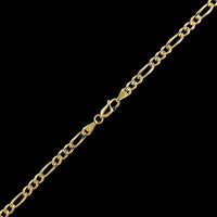 14K Yellow Gold Estate Figaro Link Chain
