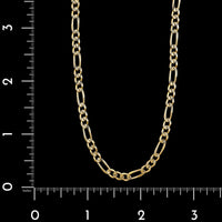 14K Yellow Gold Estate Figaro Link Chain