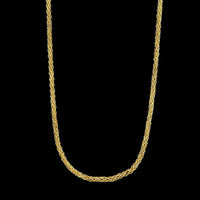 18K Yellow Gold Estate Woven Box Chain