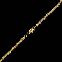 18K Yellow Gold Estate Woven Box Chain