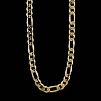 14K Yellow Gold Estate Figaro Link Chain
