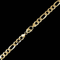 14K Yellow Gold Estate Figaro Link Chain