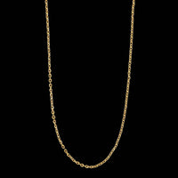 22K Yellow Gold Estate Oval Link Chain