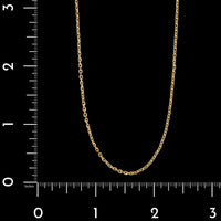 22K Yellow Gold Estate Oval Link Chain
