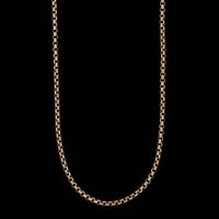 14K Yellow Gold Estate Hollow Box Chain