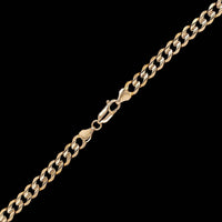 14K Yellow Gold Estate Flat Curblink Chain