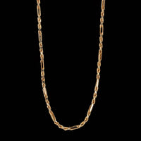 14K Yellow Gold Estate Figarope Chain