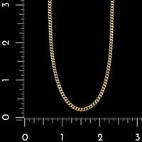 14K Yellow Gold Curb Link Chain