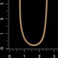 14K Yellow Gold Estate Snake Chain