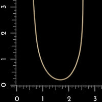 14K Yellow Gold Snake Chain
