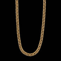 18K Yellow Gold Estate Double Link Chain