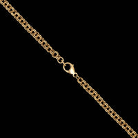 18K Yellow Gold Estate Double Link Chain