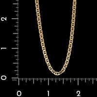 14K Yellow Gold Estate Mariner Link Chain