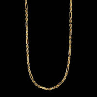 14K Yellow Gold Estate Figarope Chain