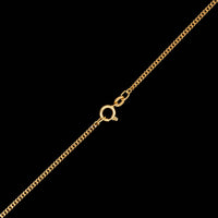 18K Yellow Gold Estate Curb Link Chain