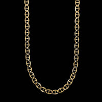 14K Yellow Gold Estate Mariner Link Chain