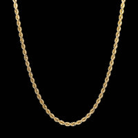 14K Yellow Gold Estate Rope Chain