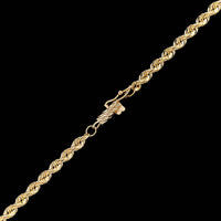 14K Yellow Gold Estate Rope Chain