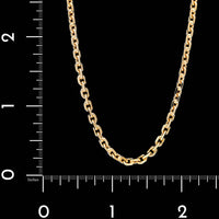 14K Yellow Gold Estate Oval Link Chain