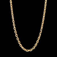 14K Yellow Gold Estate Oval Link Chain