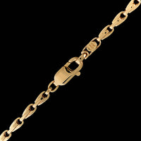 14K Yellow Gold Estate Fancy Link Chain