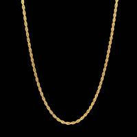 14K Yellow Gold Estate Rope Chain