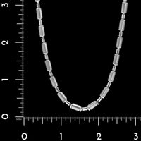 18K White Gold Fancy Link Chain