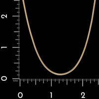 14K Yellow Gold Estate Snake Chain