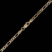 14K Yellow Gold Estate Figaro Chain