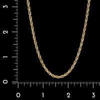 14K Yellow Gold Estate Rope Chain
