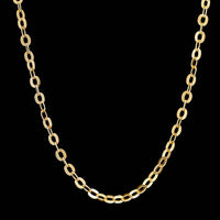 18K Yellow Gold Estate Oval Link Chain
